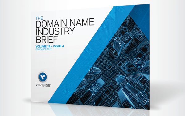 Verisign Q3 2022 Domain Name Industry Brief Volume 19 Issue 4 Cover