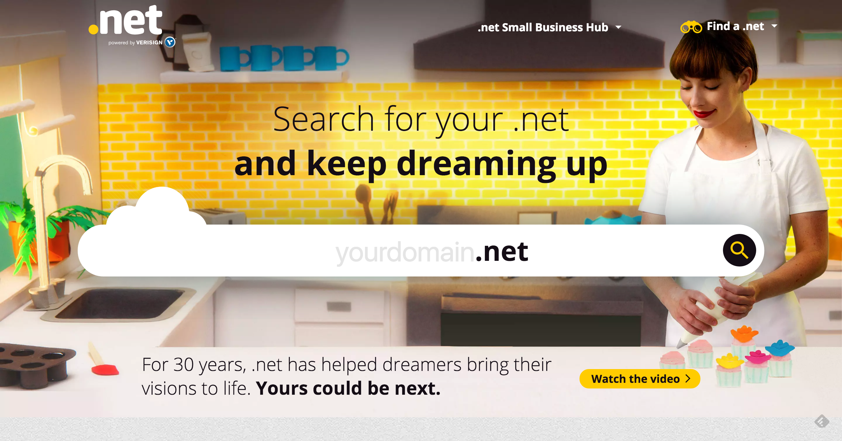 Homepage of Keep Dreaming Up Website